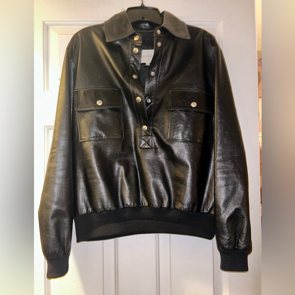 Celine Lambskin Leather Shirt